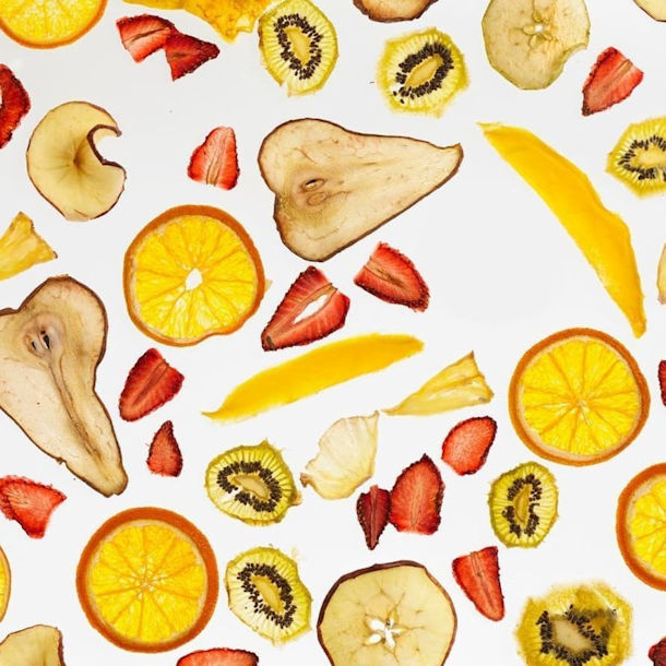 Mix fruta deshidratada en cubos